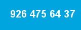 926 475 64 37